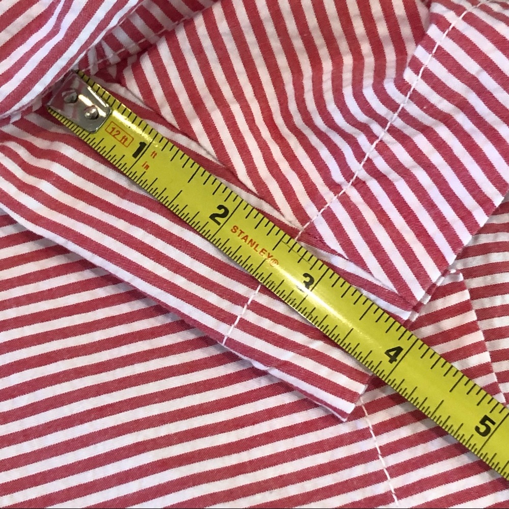 Old Navy Red & White Seersucker Shorts EUC - Picture 11 of 11